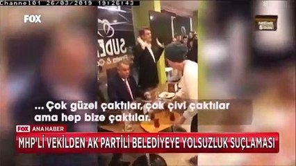 Düzce'de AKP'lilerle MHP'liler birbirine girdi