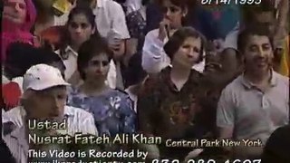 Nusrat Fateh Ali Khan in Central Park New York