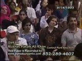 Nusrat Fateh Ali Khan in Central Park New York