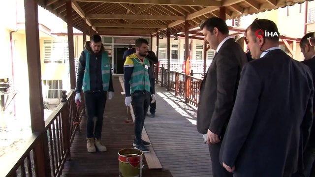 Huzurevinin bakımı hükümlülere emanet