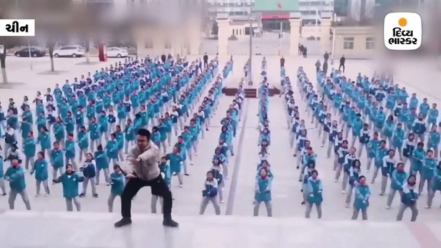 વ્યાયામ શિક્ષકે કોરિયોગ્રાફ કર્યો 'દૂરા' ડાન્સ, 400 વિદ્યાર્થીઓ સાથે જમાવી જોડી