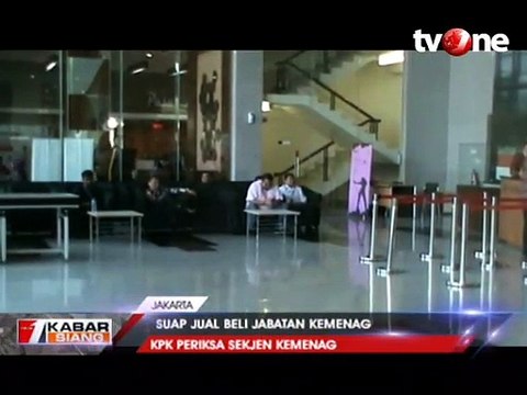 Kasus Rommy, KPK Periksa Sekjen Kementerian Agama
