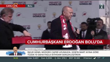 Başkan Erdoğan söyledi, Bolular dinledi