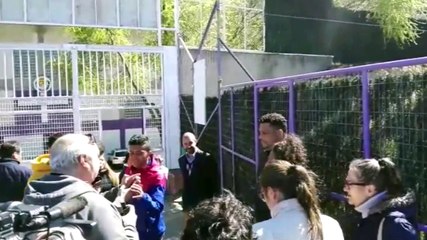 Ronaldo, de Visita en el Entrenamiento del Real Valladolid