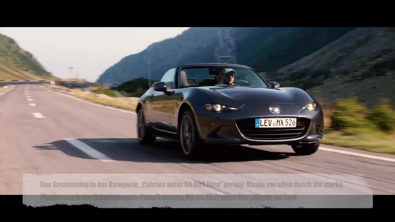 Mazda MX-5 gewinnt Auto Bild Leserwahl „Beste Marken“