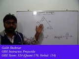 Equilateral triangle (সমবাহু ত্রিভুজ)। GRE Math। Projectile GRE । GRE Quant practice