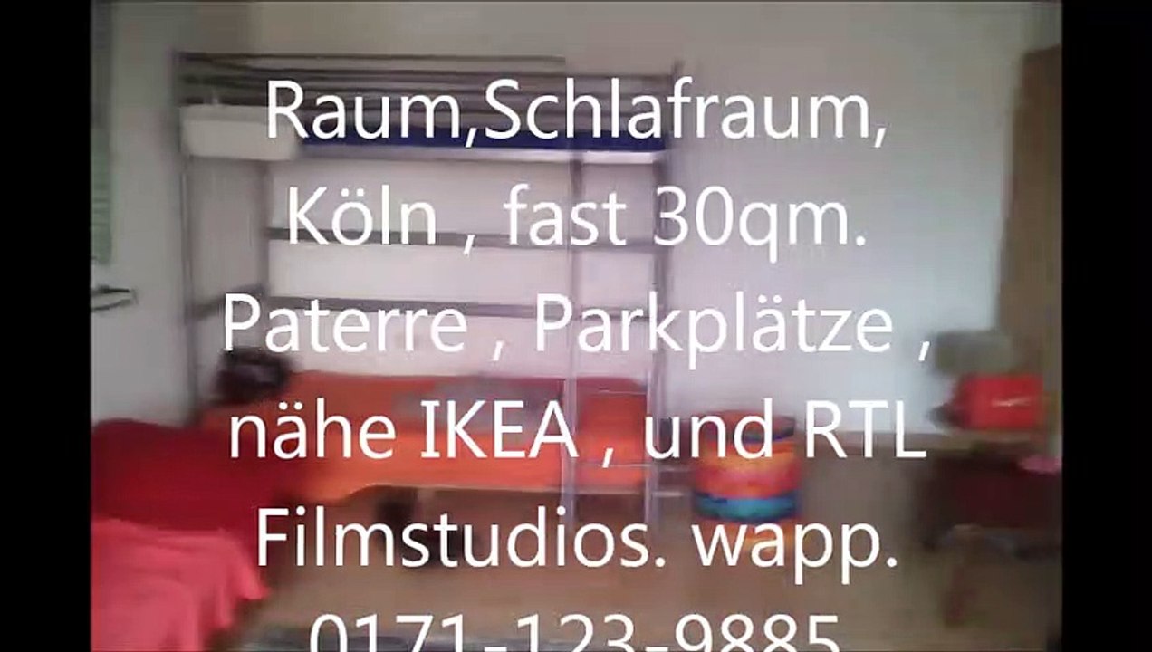 koeln-zentral-schlafraum-kuehlschrank-wifi-wlan-paterre-tagesmiete