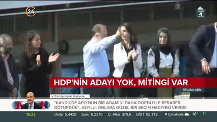 HDP'nin adayı yok, mitingi var