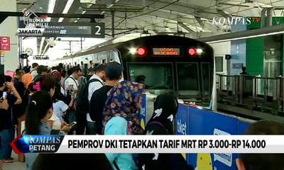Pemprov DKI Tetapkan Tarif MRT Rp3.000-Rp14.000, Ini Tanggapan Warga