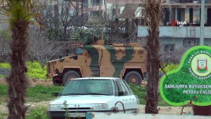 Suriye sınırına zırhlı iş makinesi sevkiyatı