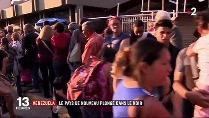 Venezuela : le pays de nouveau plongé dans le noir