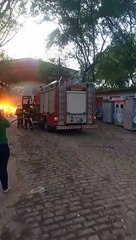 Incêndio em associação de catadores de Cachoeiro