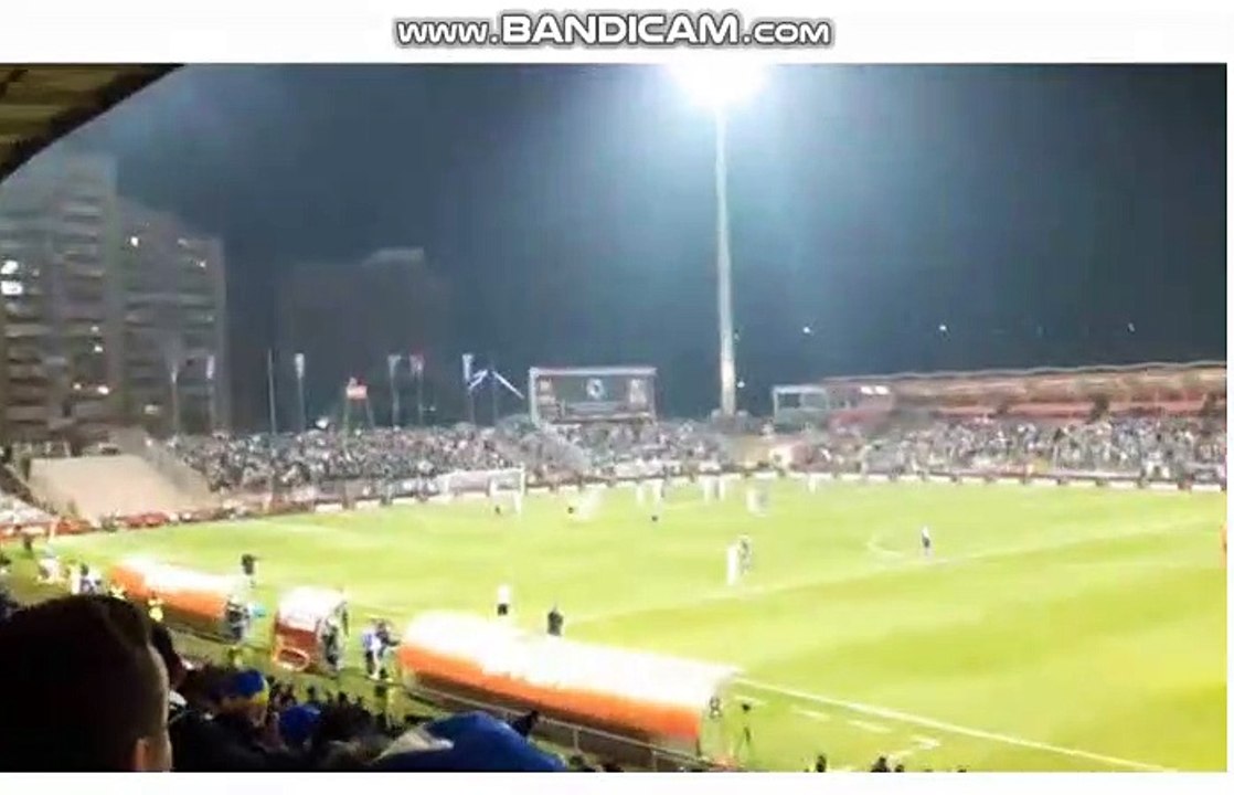 Radost na tribinama nakon gola Pjanića; BiH - Grčka (2:2)