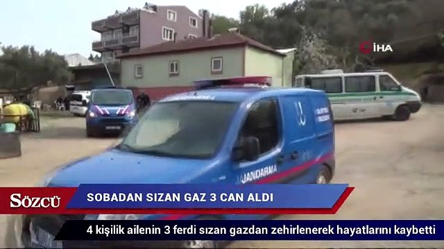 Sobadan sızan gaz 3 can aldı!