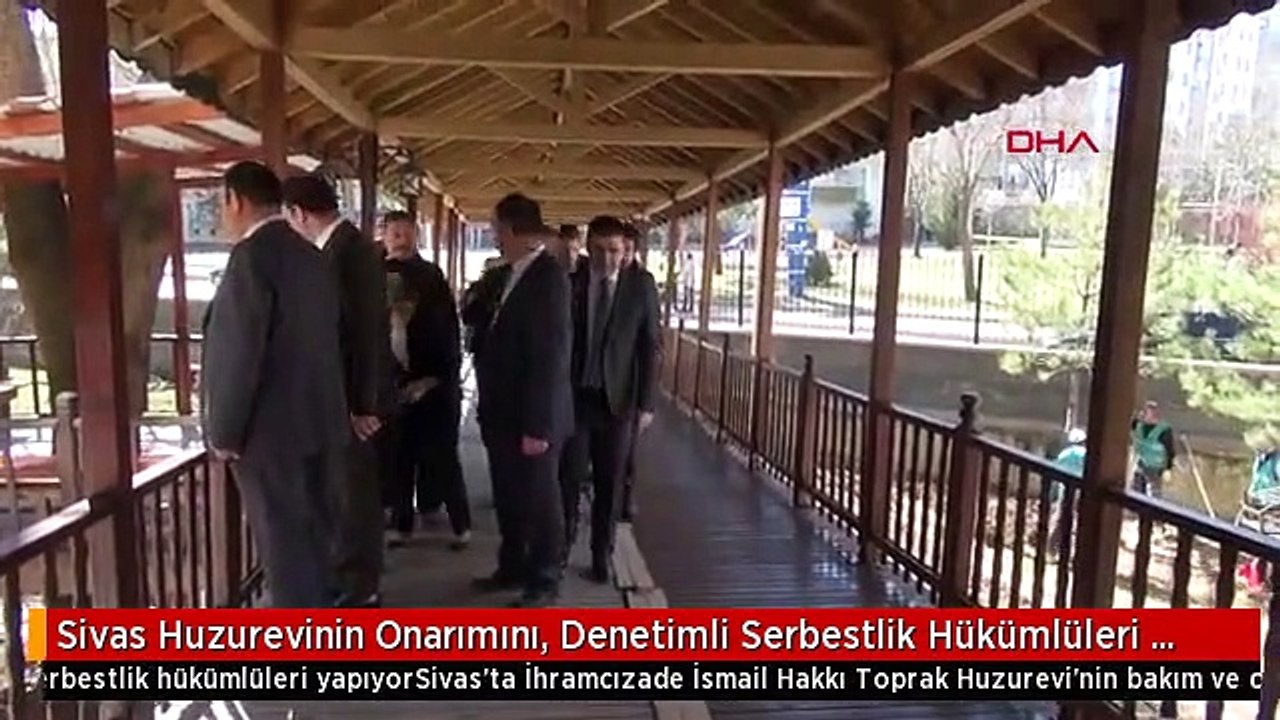 Sivas Huzurevinin Onarımını, Denetimli Serbestlik Hükümlüleri Yapıyor