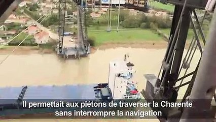 A Rochefort, le dernier pont transbordeur de France remis à neuf