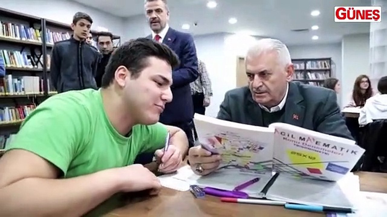 Binali Yıldırım trigonometri anlattı