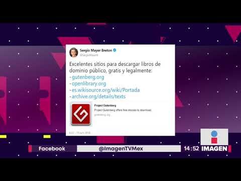 Sergio Mayer promueve lectura en sitio de libros piratas e ilegales| Noticias con Yuriria