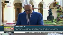 Oposición venezolana continúa promoviendo bloqueo económico al país