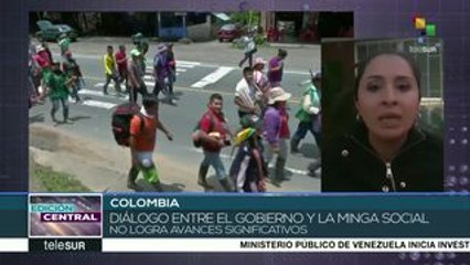 Colombia: diálogo entre la minga social y gobierno no logra avances