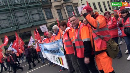 Venus de toute l’Europe pour manifester contre le dumping social