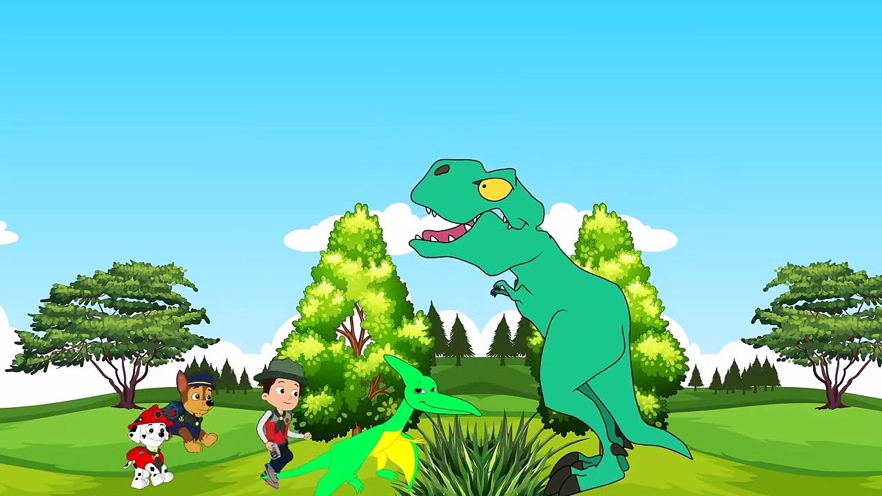 Paw Patrol demander Groovy Le Martien de temps à voyager à dinosaures de l'ère