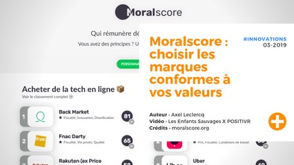 Moralscore : choisir les marques conformes à vos valeurs