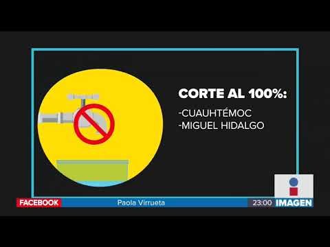Solo habrá dos alcaldías con cierre total del agua | Noticias con Ciro