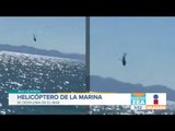 Helicóptero de la Marina se desploma en el mar | Noticias con Francisco Zea