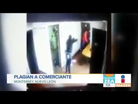 Video muestra cómo secuestran a comerciante en Monterrey | Noticias con Francisco Zea