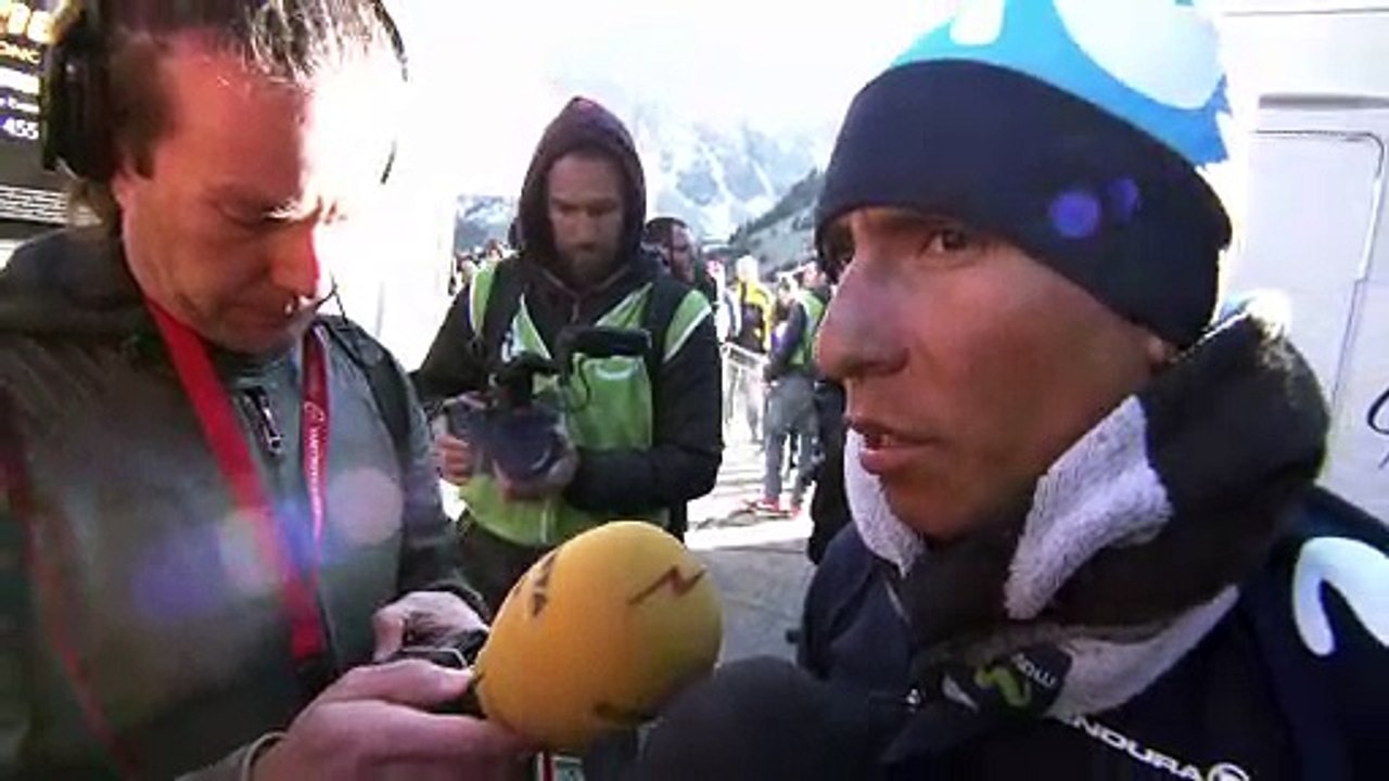 Nairo Quintana - entrevista en la meta - etapa 3 - Volta a Catalunya 2019
