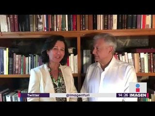 AMLO se reúne con la presidenta de Banco Santander | Noticias con Yuriria Sierra