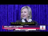 Mensaje de Hillary Clinton tras paquete con explosivos | Noticias con Yuriria