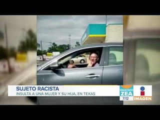 Racista insulta a mujer y a su hija bebé en Texas | Noticias con Zea