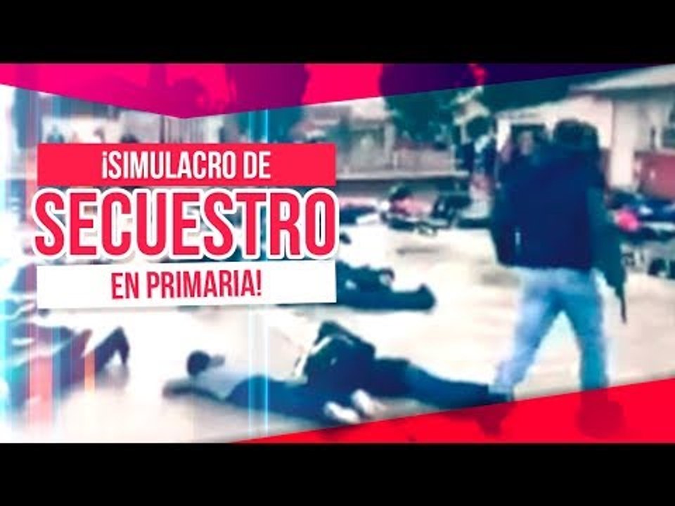 Hacen simulacro de secuestro y balacera en una primaria en Chihuahua | Noticias con Zea