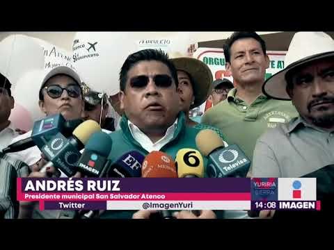 Habitantes de Atenco marchan a favor del Nuevo Aeropuerto en Texcoco | Noticias con Yuriria