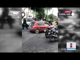 Hombre agrede a policías en Azcapotzalco; lo arrastra con su carro | Noticias con Ciro