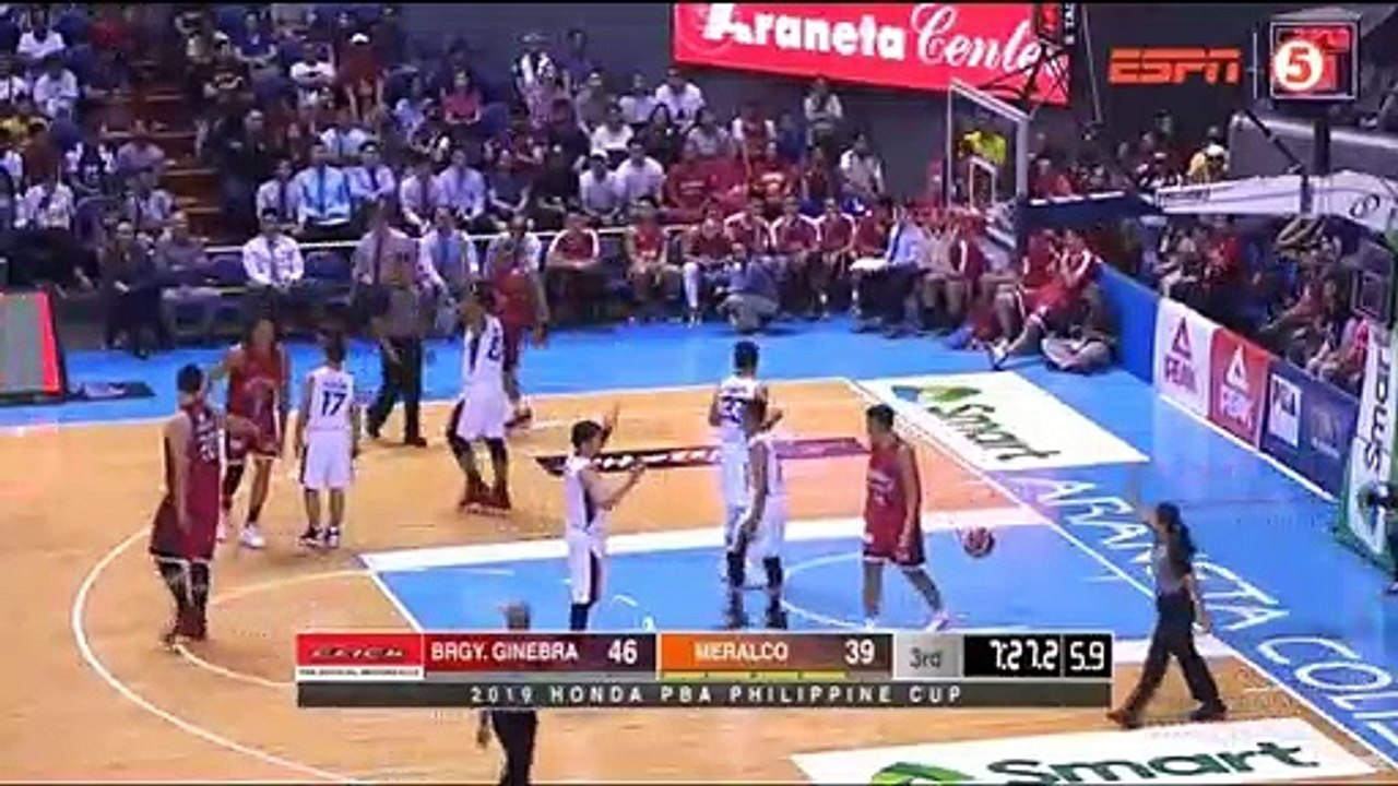 Ginebra vs Meralco - 3rd Qtr March 27, 2019 - E...