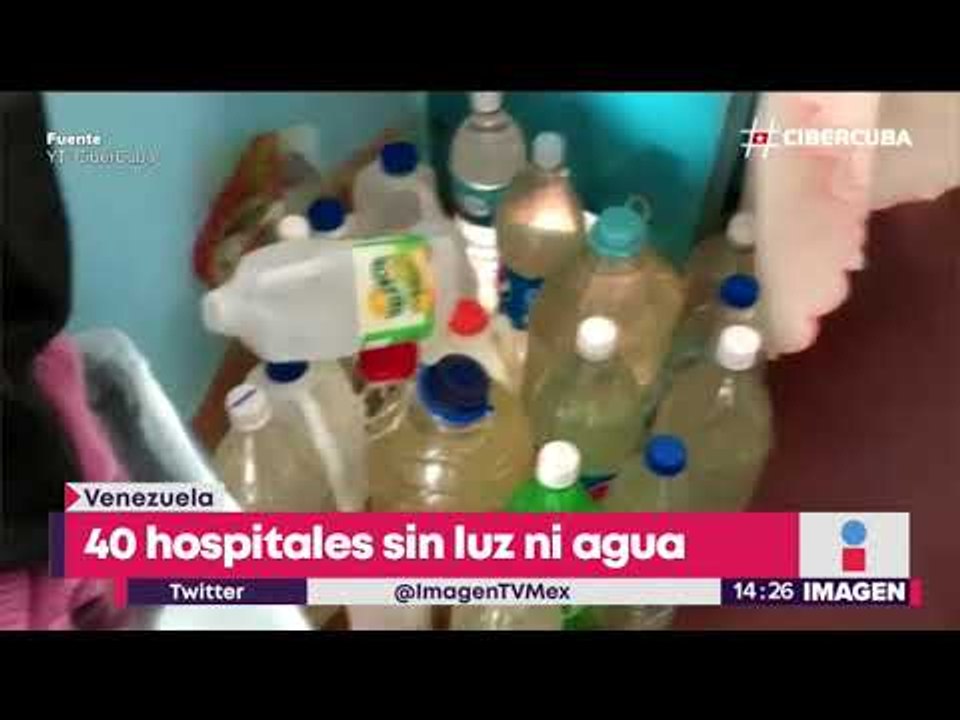 40 hospitales sin luz ni agua en Venezuela | Noticias con Yuriria