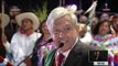 Así termina el presidente López Obrador su discurso en el zócalo | Toma de posesión