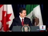 Justin Trudeau ignora a Enrique Peña Nieto en firma del T-MEC | Noticias con Ciro