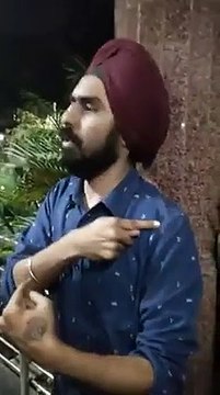 Delhi Where a Sikh Mahinderpal Singh today beaten up by Goons