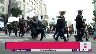 Marcha de Campesinos en Reforma bloquean el metro y metrobús | Noticias con Yuriria