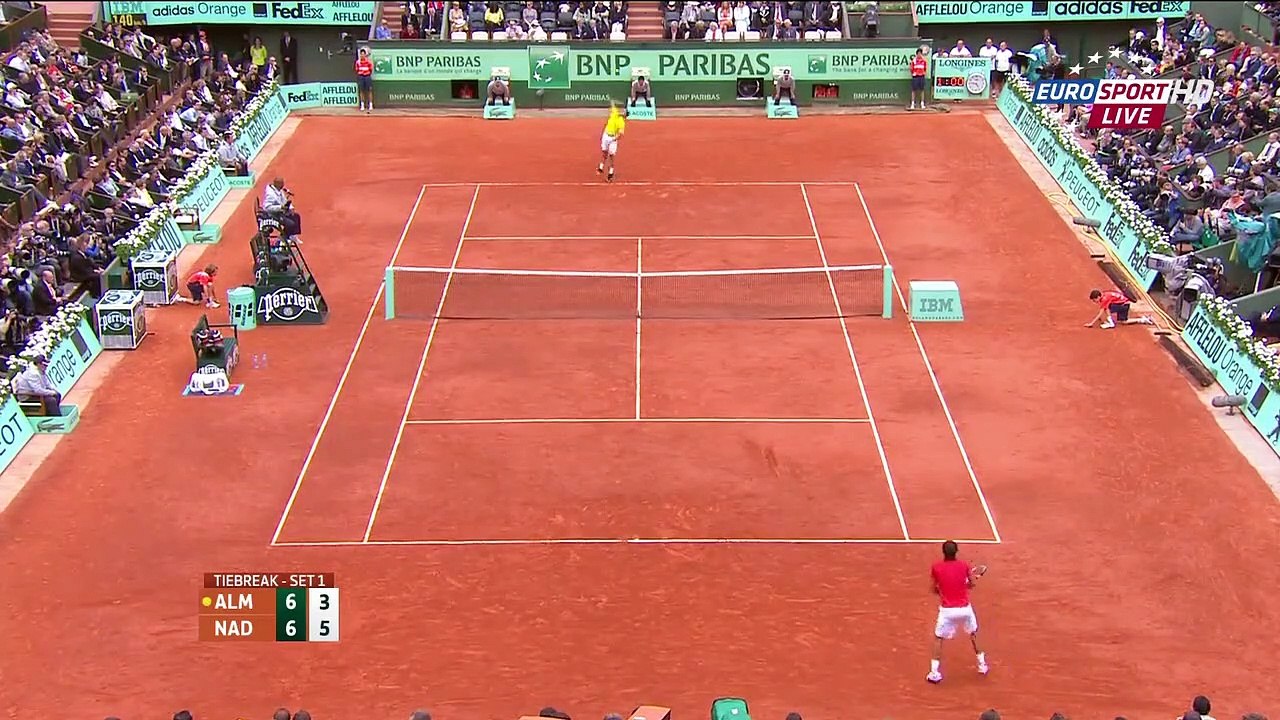 Nadal vs Almagro Roland Garros 2012