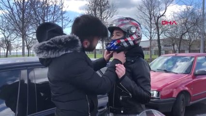 Kız Arkadaşını Korkutan Tek Teker Trafik Magandası Gözaltına Alındı -2