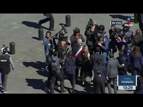Así llegó López Obrador al zócalo, a Palacio Nacional | Toma de posesión