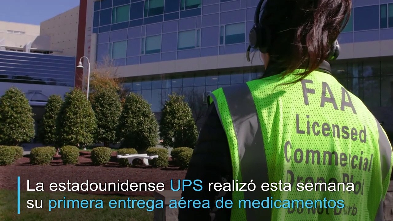 Drones ya entregan medicamentos en EEUU