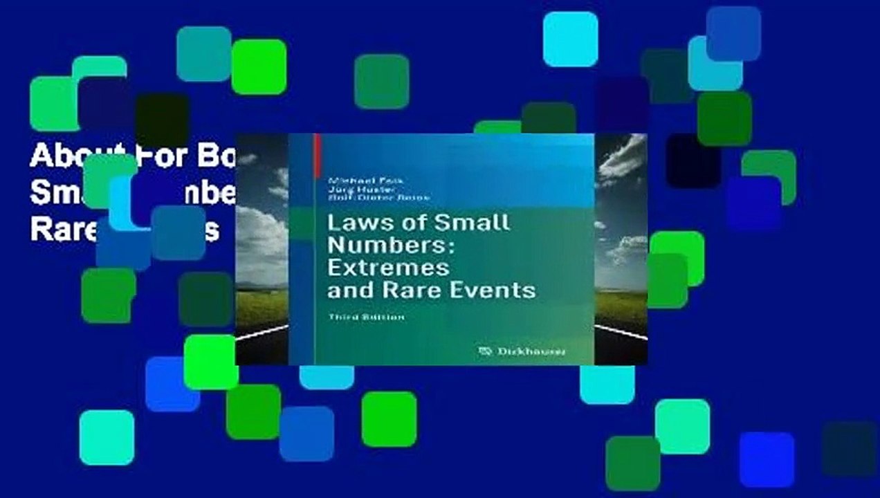 About For Books  Laws of Small Numbers: Extremes and Rare Events  Review