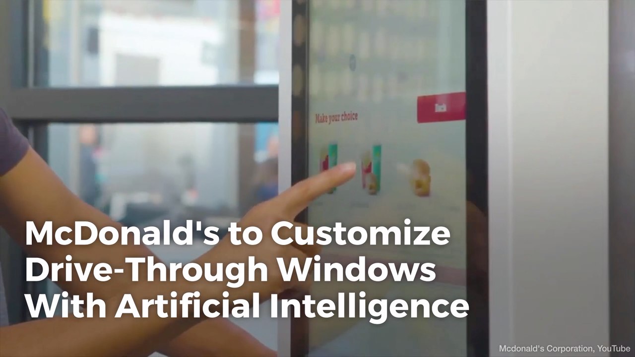 McDonalds Drive-Thru's Will Go High Tech AI