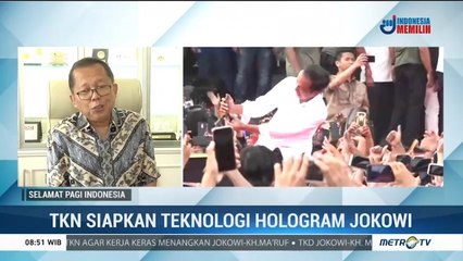 Download Video: Jokowi-Ma'ruf Gunakan Teknologi Hologram untuk Kampanye